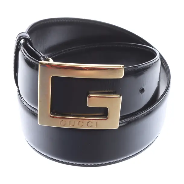Gürtel in Schwarz, Leder, Gucci