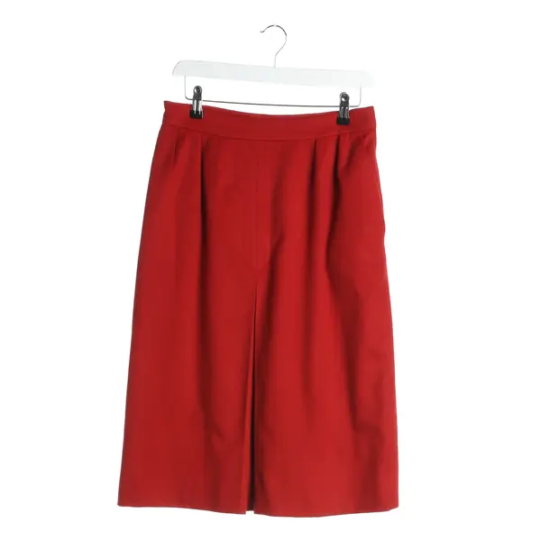 Skirt in Red, Wool, Hermès