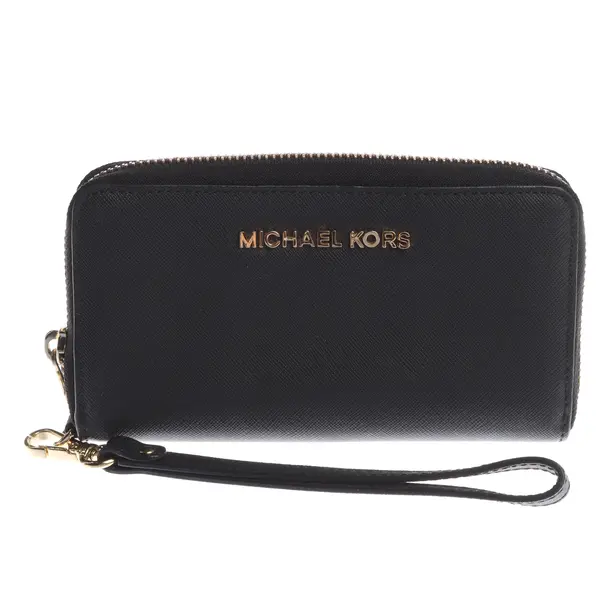 Wallet in Black, Leather, Michael Kors
