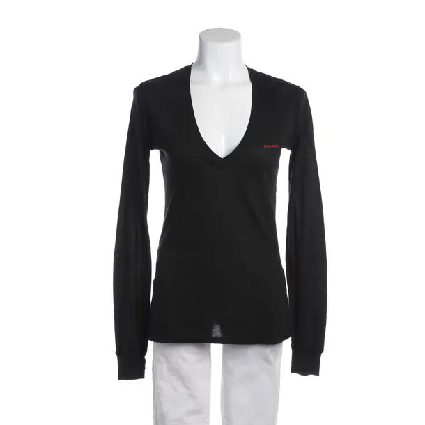 Longsleeve in Schwarz, Baumwolle, Dsquared