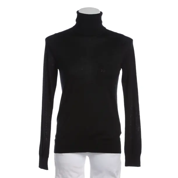 Wollpullover in Schwarz, Wolle, Dsquared
