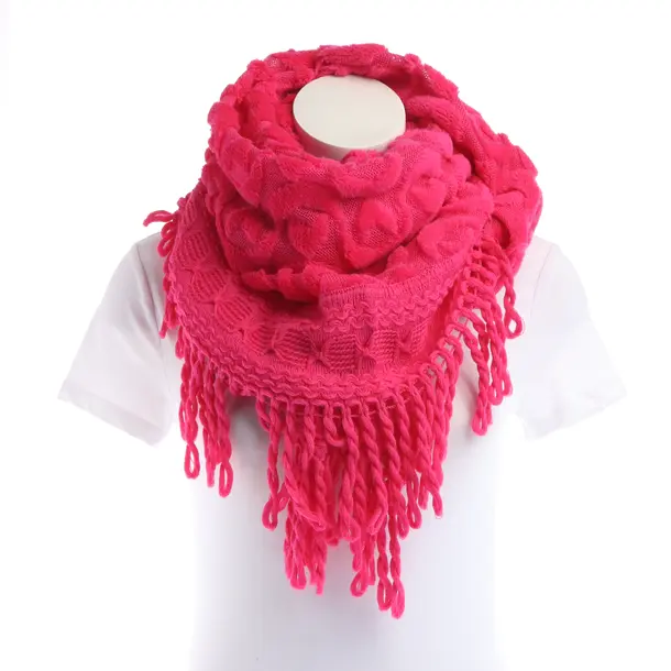 Scarf in Red, Polyester, Pierre Balmain
