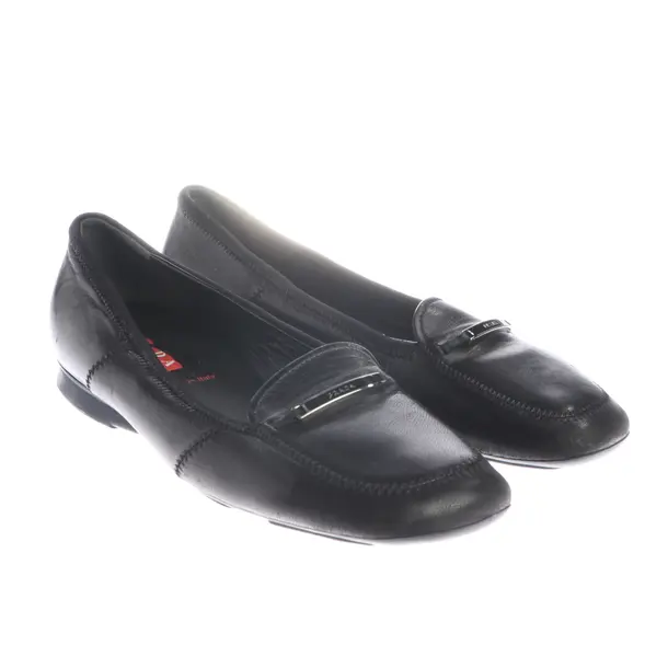 Flats in Black, , Prada Linea Rossa