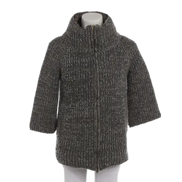 Winter Jacket in Gray, Viscose, Herno