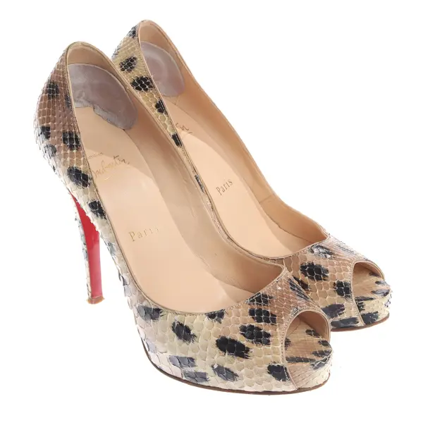 Peeptoes in Braun, , Christian Louboutin