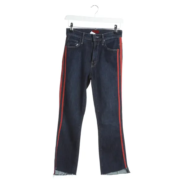 Jeans Straight Fit in Blau, Baumwolle, Mother