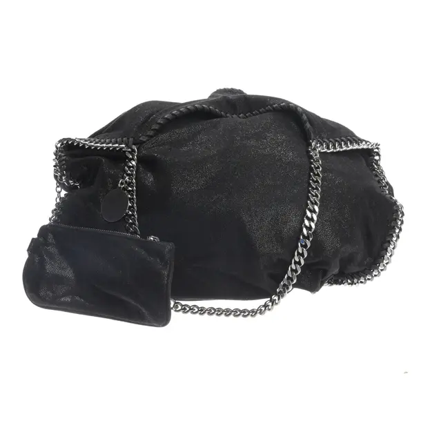 Shoulder Bag in Black, Leather, Stella McCartney