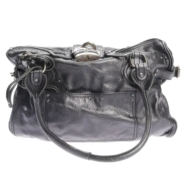 Shoulder Bag, in Silver, Leather, Chloé