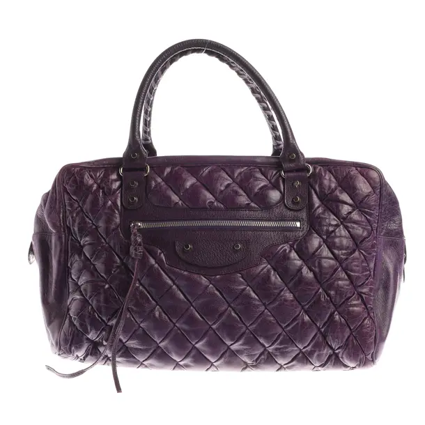 Handbag in Purple, Leather, Balenciaga