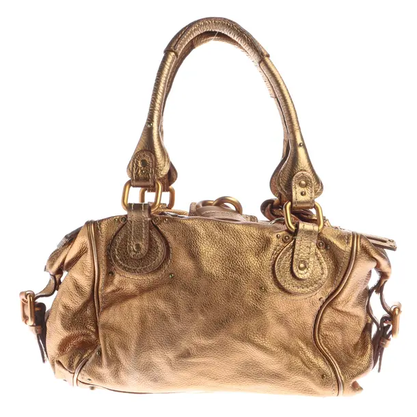 Shoulder Bag in Metallic, Leather, Chloé