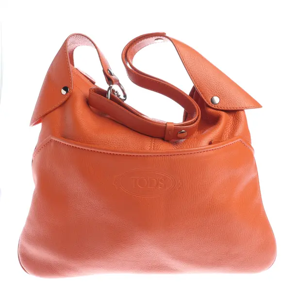 Shoulder Bag in Orange, Leather, Tod´s