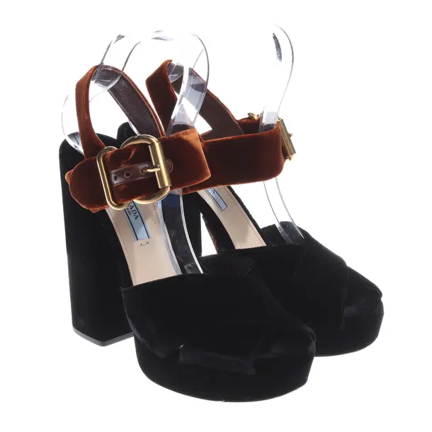 Sandaletten, in Schwarz, Prada