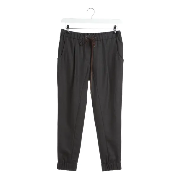 Hose in Grau, Wolle, Brunello Cucinelli