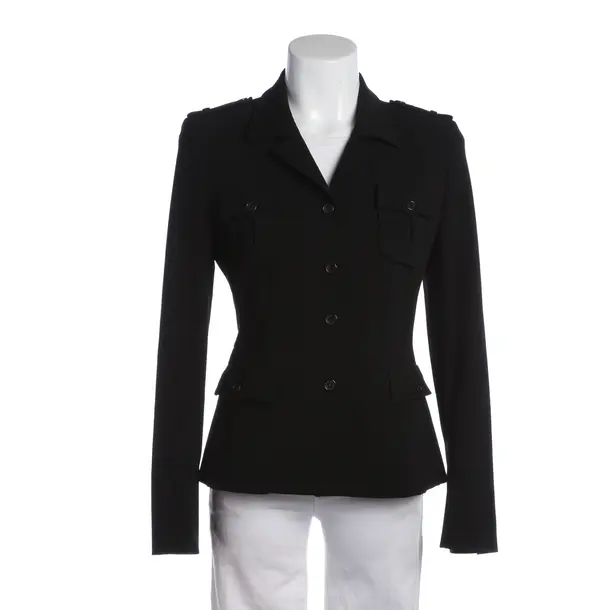 Übergangsjacke in Schwarz, Wolle, Prada