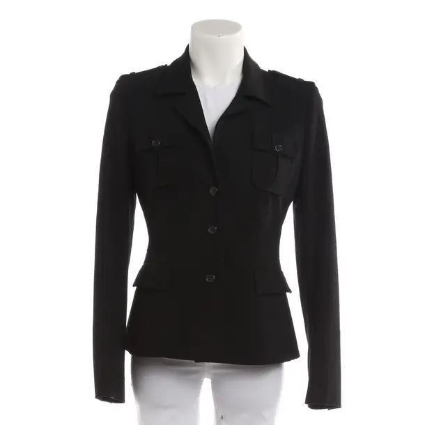 Mid-Season Jacket, in Black, Wool, Prada