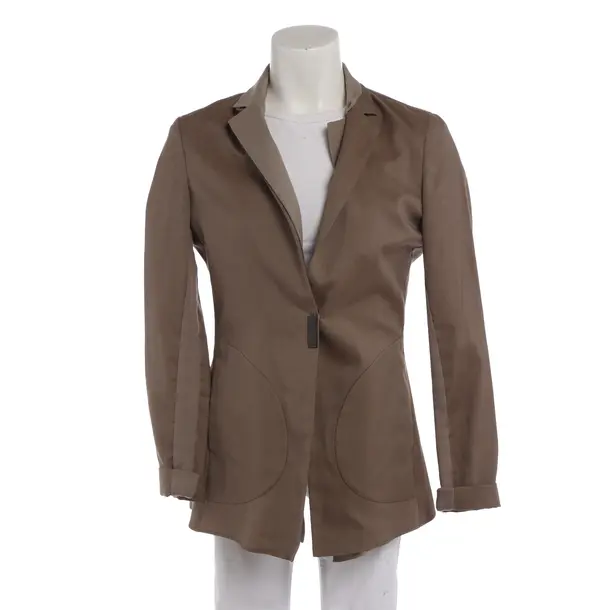 Blazer in Brown, Cotton, Brunello Cucinelli