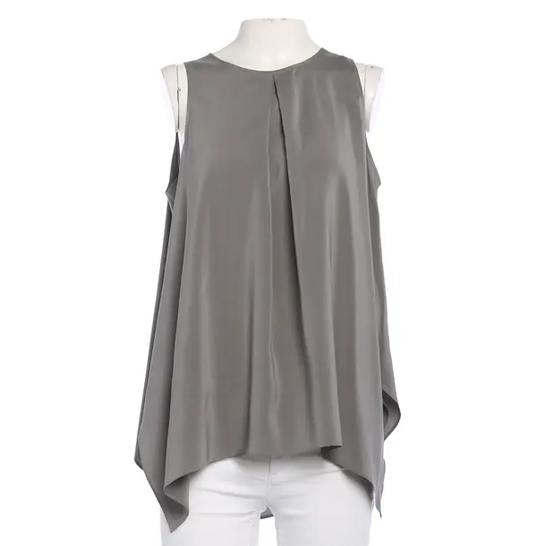 Top in Gray, Silk, Brunello Cucinelli