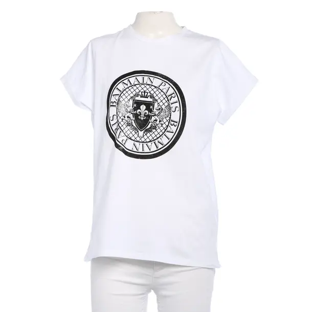 Shirt in White, Cotton, Balmain