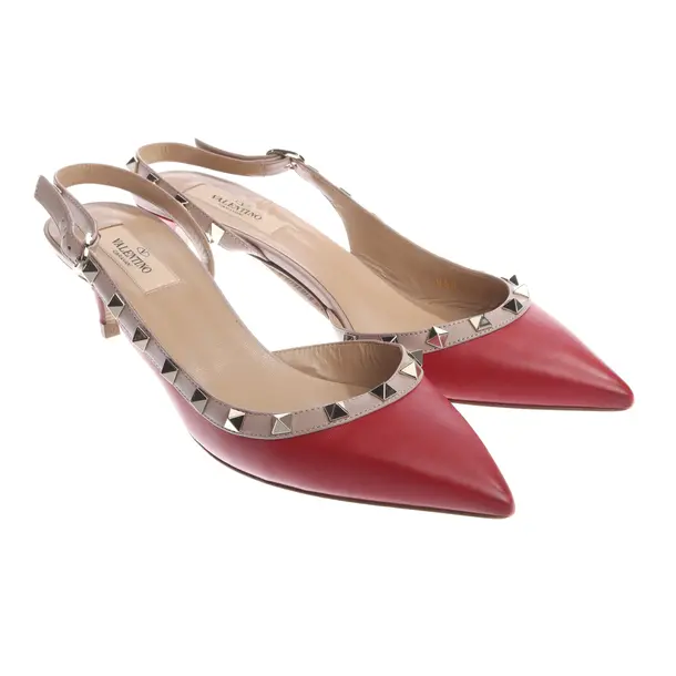Heeled Sandals in Red, , Valentino