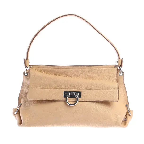 Handtasche in Weiß, Leder, Salvatore Ferragamo