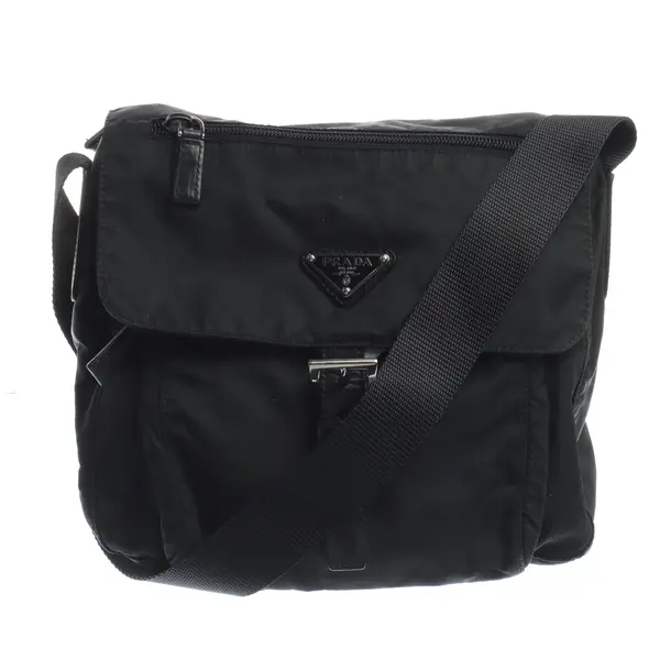 Umhängetasche, in Schwarz, Polyester, Prada