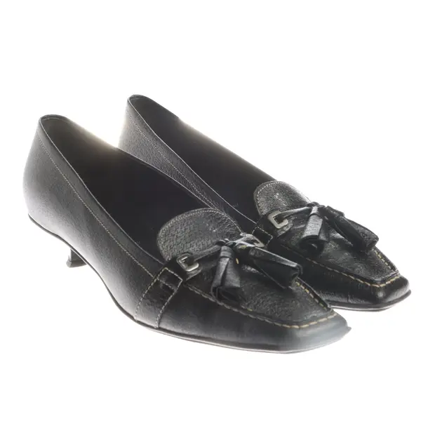 Loafers in Black, , Prada
