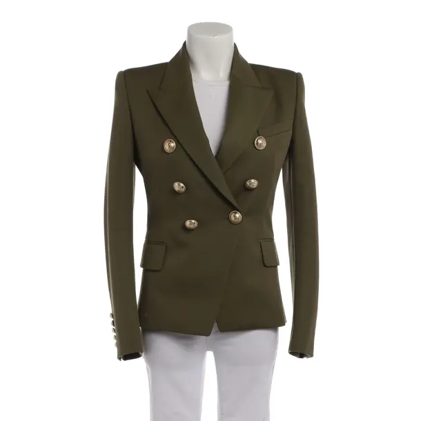 Blazer in Green, Viscose, Balmain