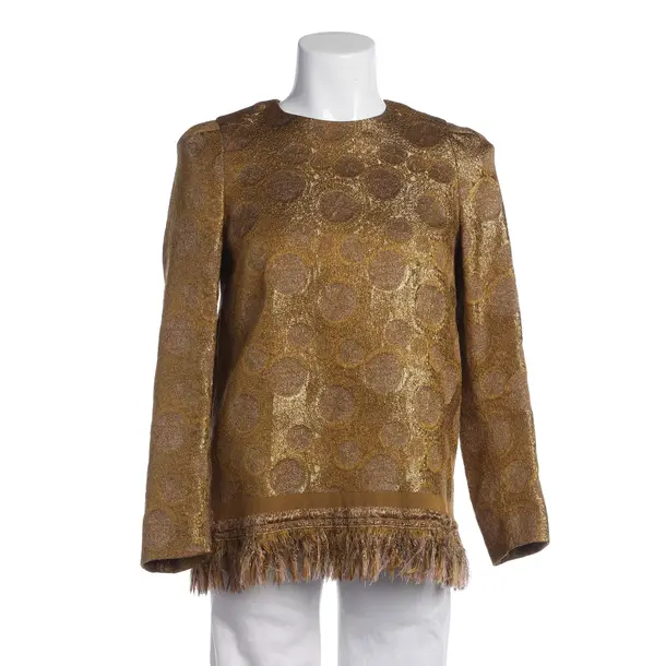 Blouse in Metallic, Viscose, Dries van Noten