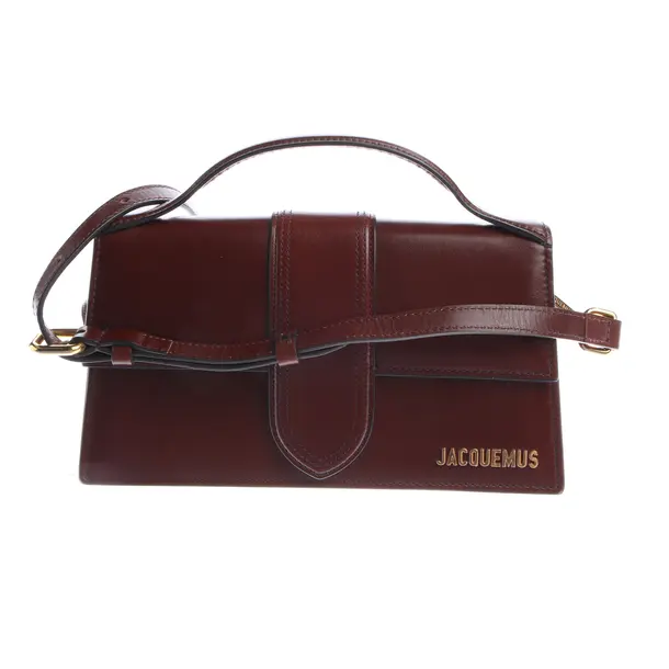 Cross Body Bag, in Bordeaux, Leather, Jacquemus
