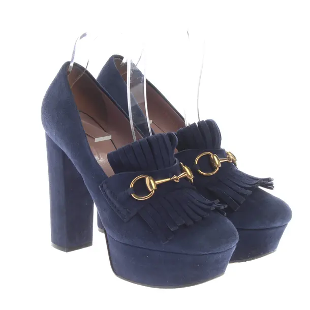Pumps in Blue, , Gucci