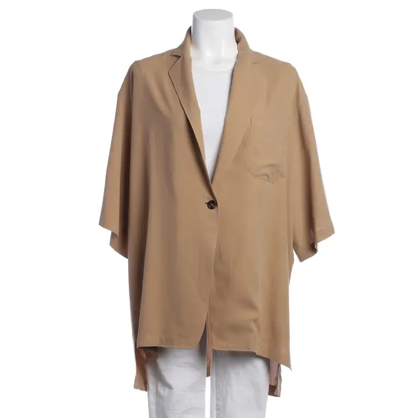 Blazer, in Braun, Seide, Max Mara