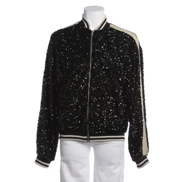 Bomber Jacket in Black, Polyester, Palm Angels