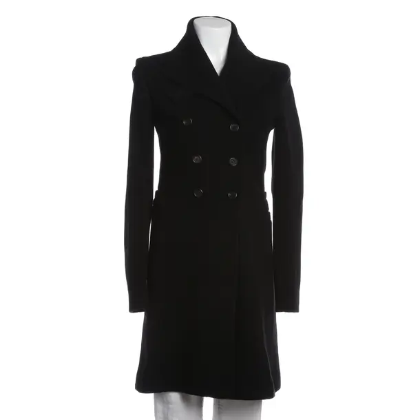 Mid-Season Coat in Black, Wool, Givenchy