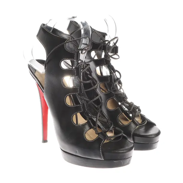 Heeled Sandals in Black, , Christian Louboutin