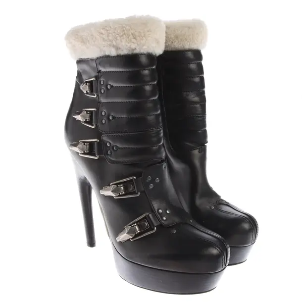 Stiefeletten in Schwarz, , Alexander McQueen