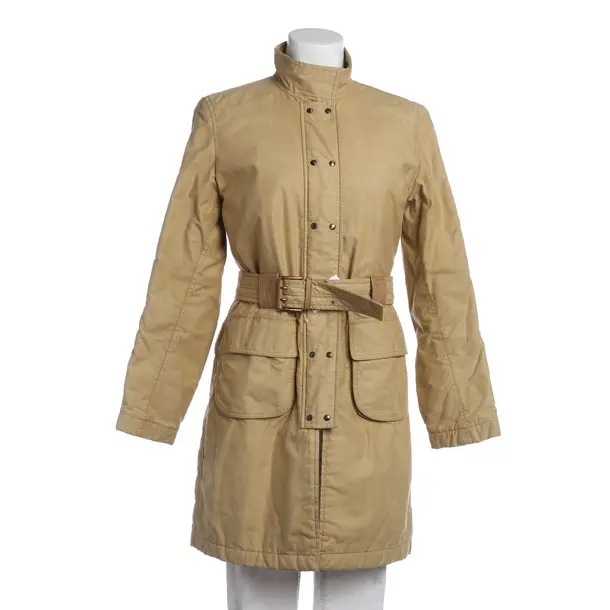 Mid-Season Coat in Brown, Cotton, Fay