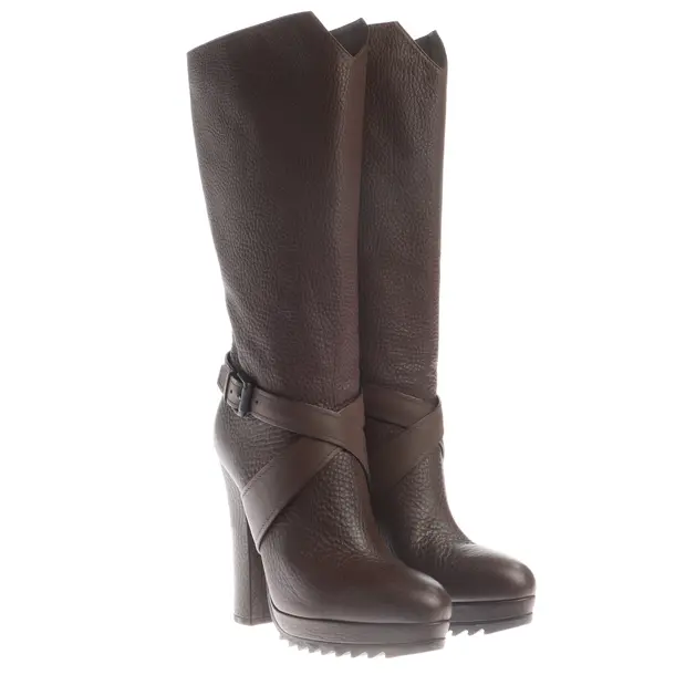 Boots in Brown, , Bottega Veneta