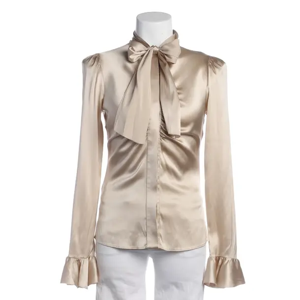 Bluse in Braun, Seide, Blumarine