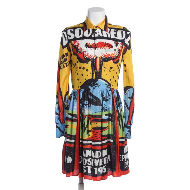 Kleid, in Mehrfarbig, Viskose, Dsquared
