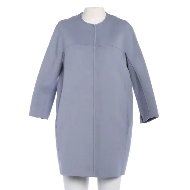 Mid-Season Coat, in Blue, Wool, Max Mara