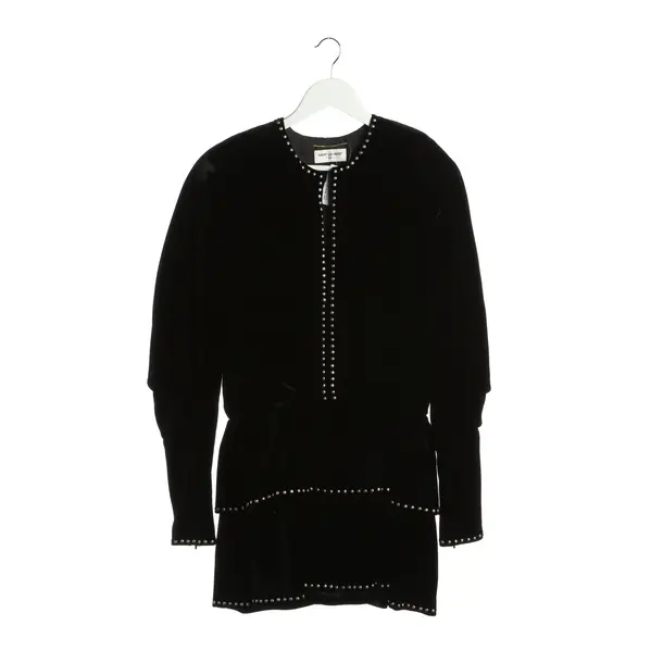 Kleid, in Schwarz, Viskose, Saint Laurent