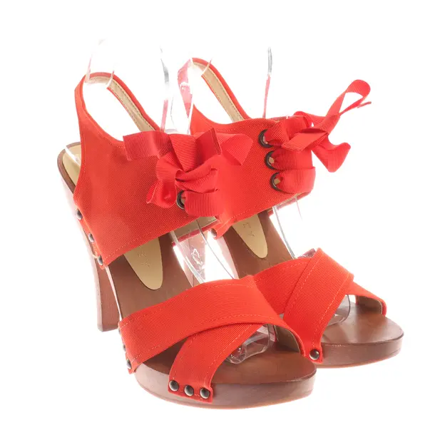 Heeled Sandals in Red, , Stella McCartney