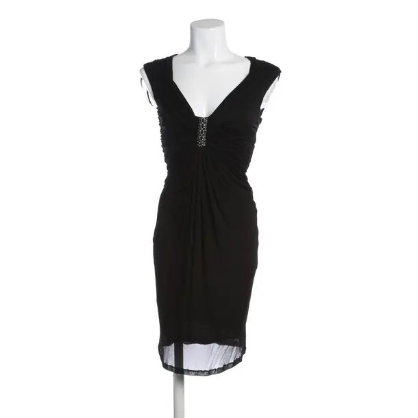 Cocktailkleid in Schwarz, Cupro, Roberto Cavalli