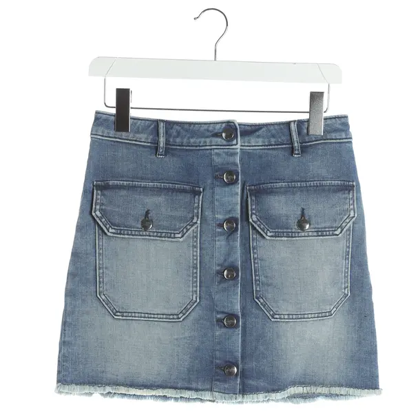 Skirt, in Blue, Cotton, Seafarer