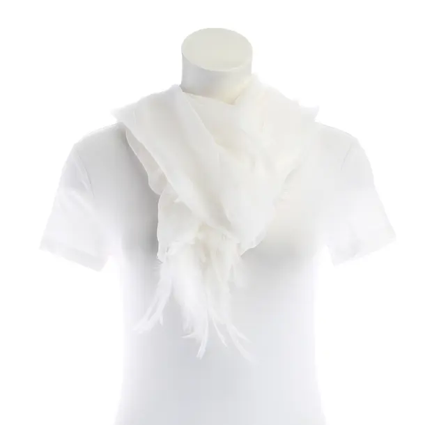 Shawl in White, Viscose, Dior