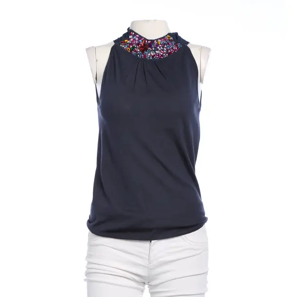 Top in Blau, Kaschmir, Dior