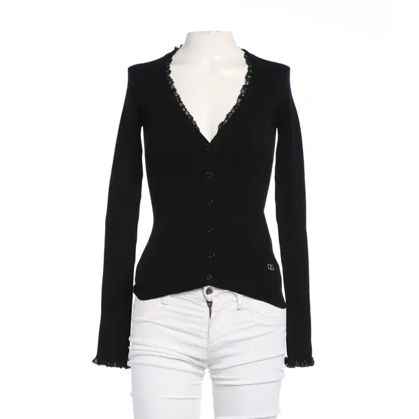Strickjacke in Schwarz, Viskose, Dolce & Gabbana