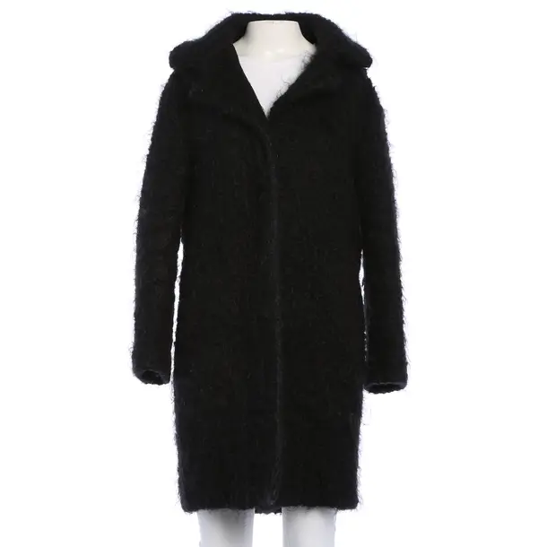 Winter Coat in Black, Wool, Karl Lagerfeld