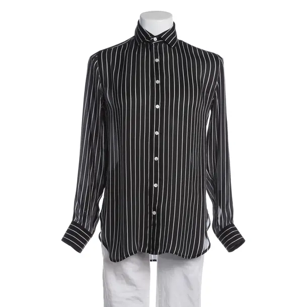 Camicetta, in Nero, Seta, Polo Ralph Lauren