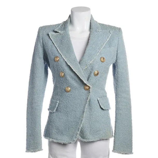 Blazer in Blue, Cotton, Balmain